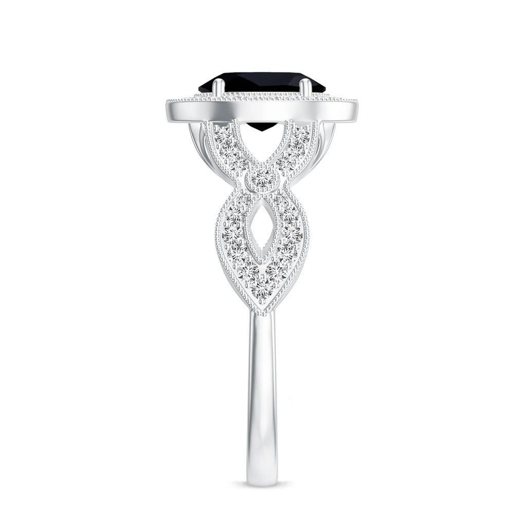 18K White Gold Vermeil