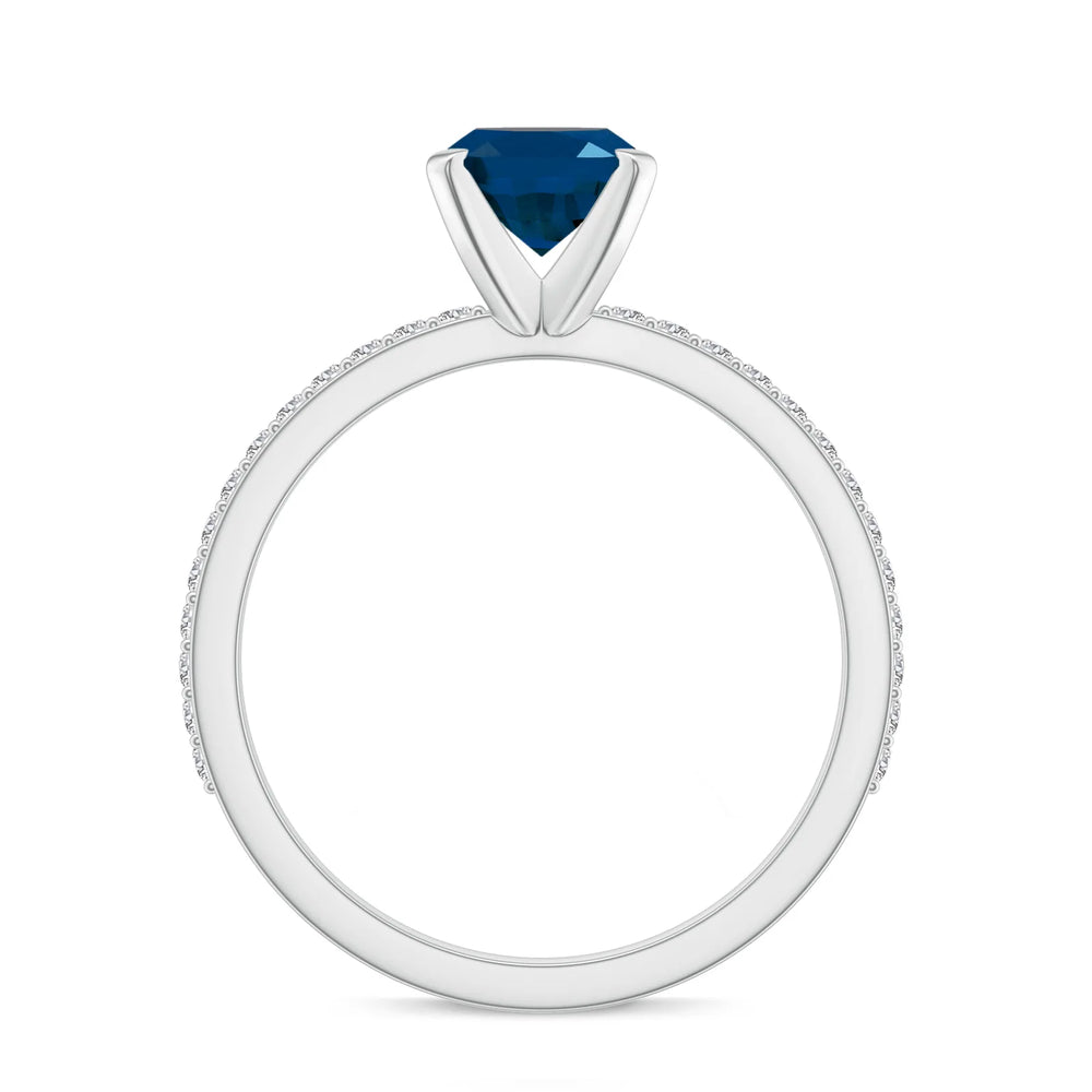 18K White Gold Vermeil