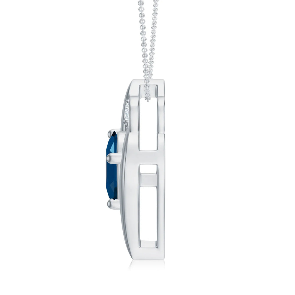 18K White Gold Vermeil
