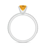 18K White Gold Vermeil
