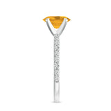 18K White Gold Vermeil