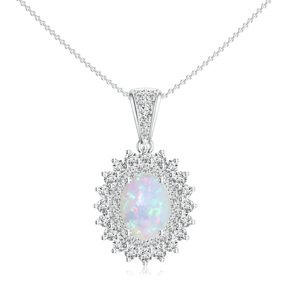 18K White Gold Vermeil