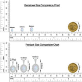 18K White Gold Vermeil