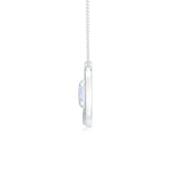 18K White Gold Vermeil
