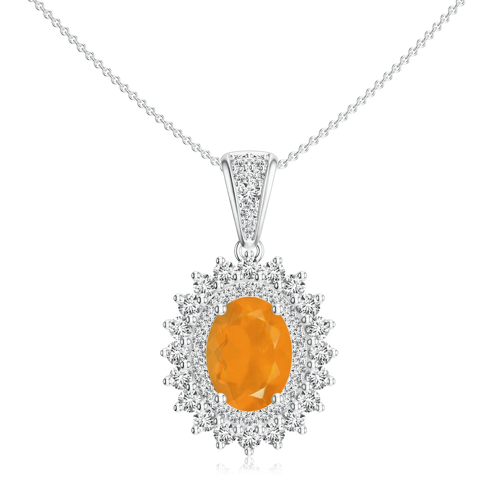 18K White Gold Vermeil