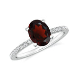 18K White Gold Vermeil