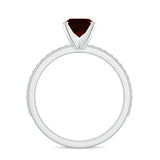 18K White Gold Vermeil