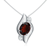 18K White Gold Vermeil