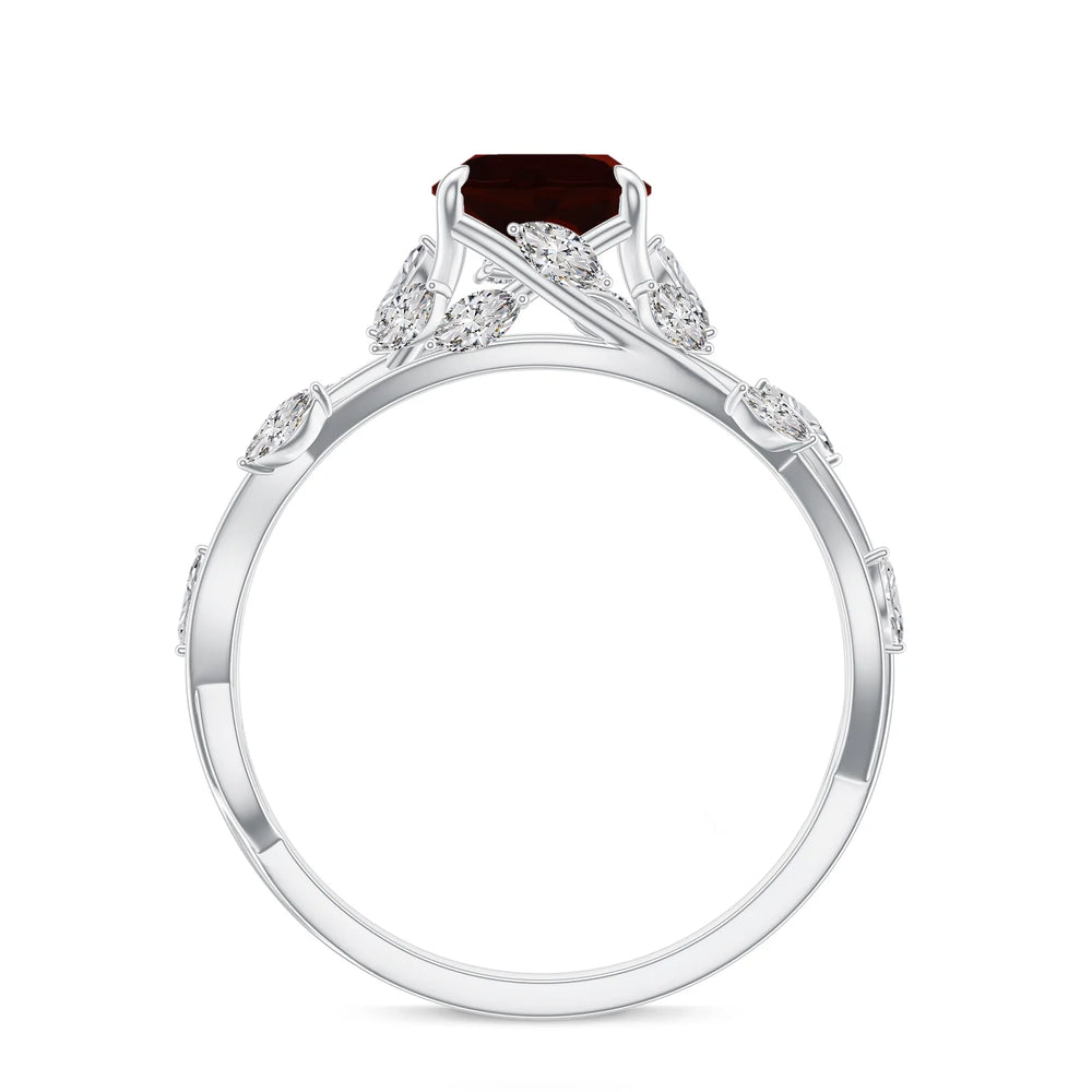 18K White Gold Vermeil