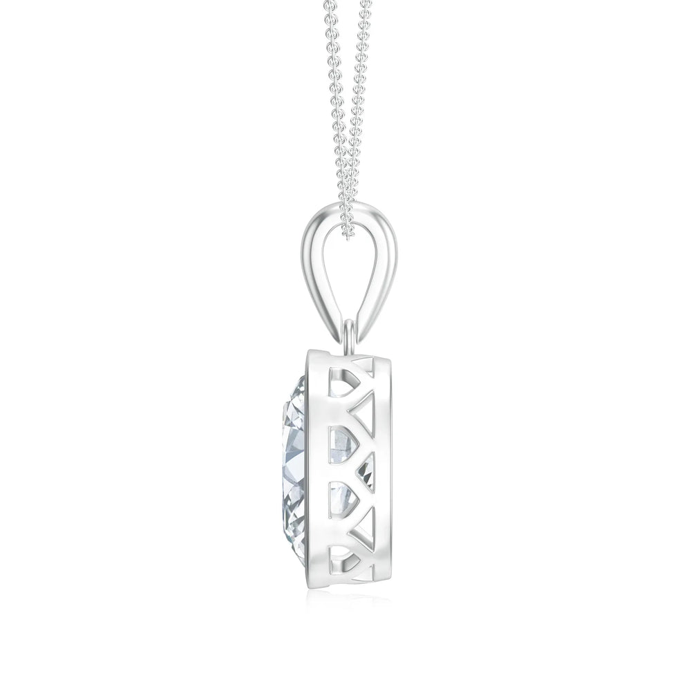18K White Gold Vermeil