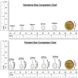 18K White Gold Vermeil