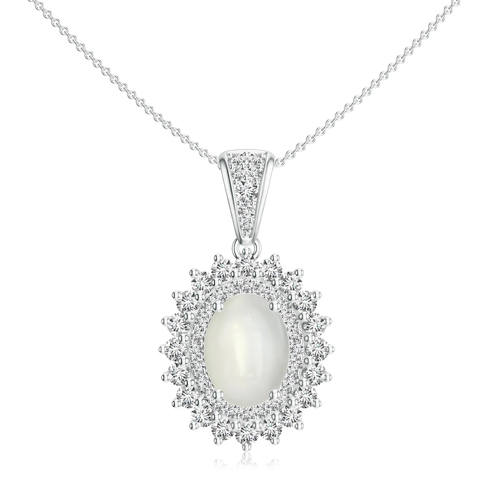 18K White Gold Vermeil