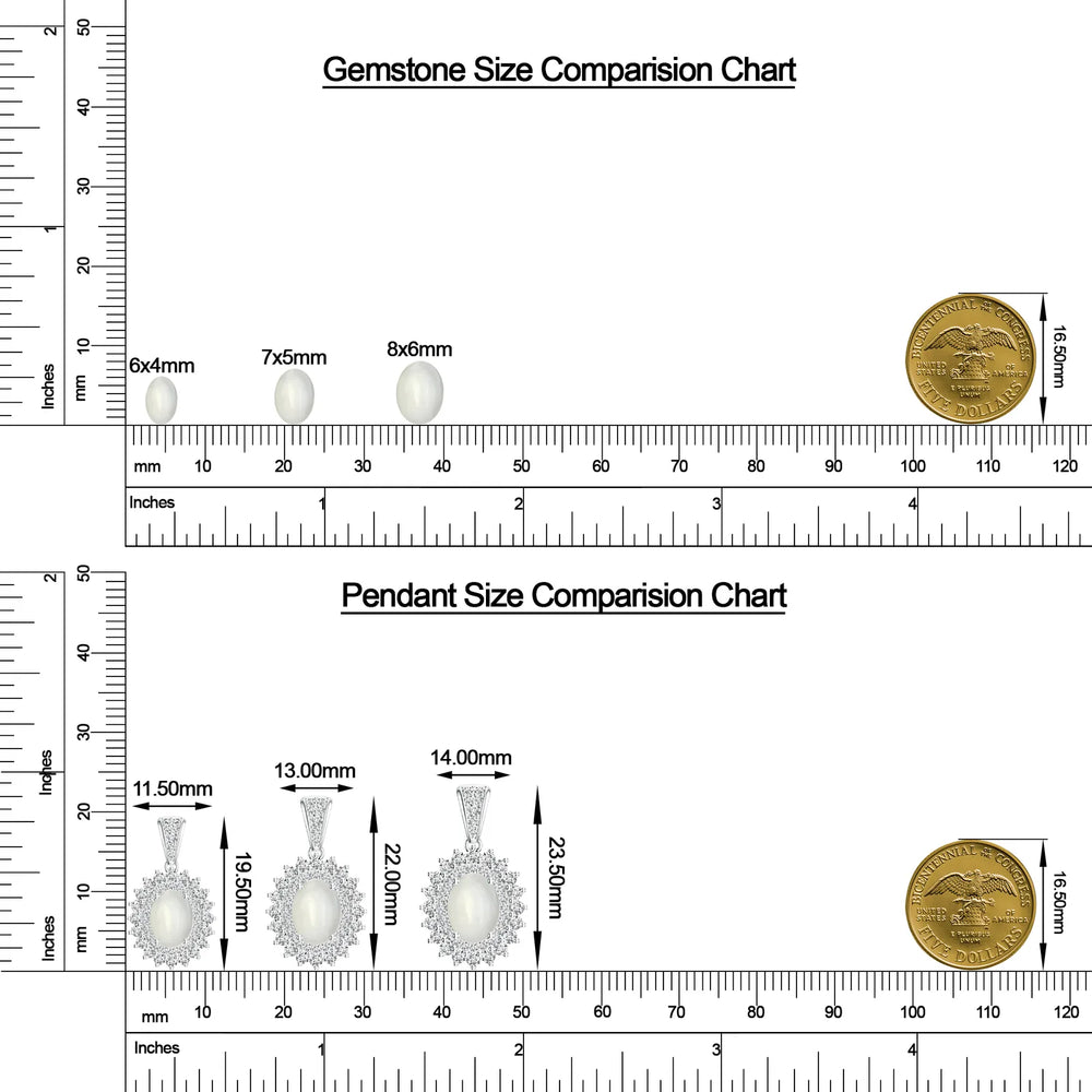 18K White Gold Vermeil