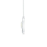 18K White Gold Vermeil