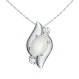 18K White Gold Vermeil