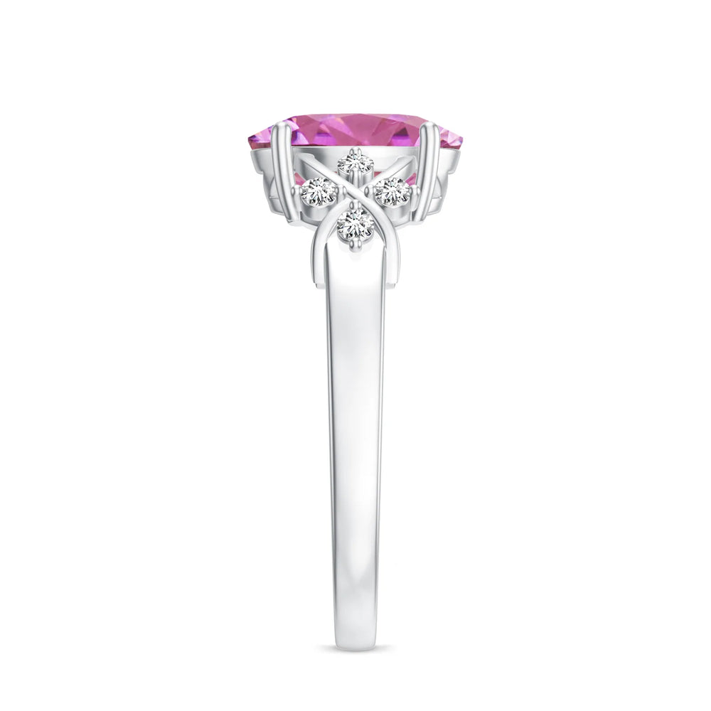 18K White Gold Vermeil
