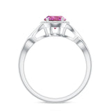 18K White Gold Vermeil