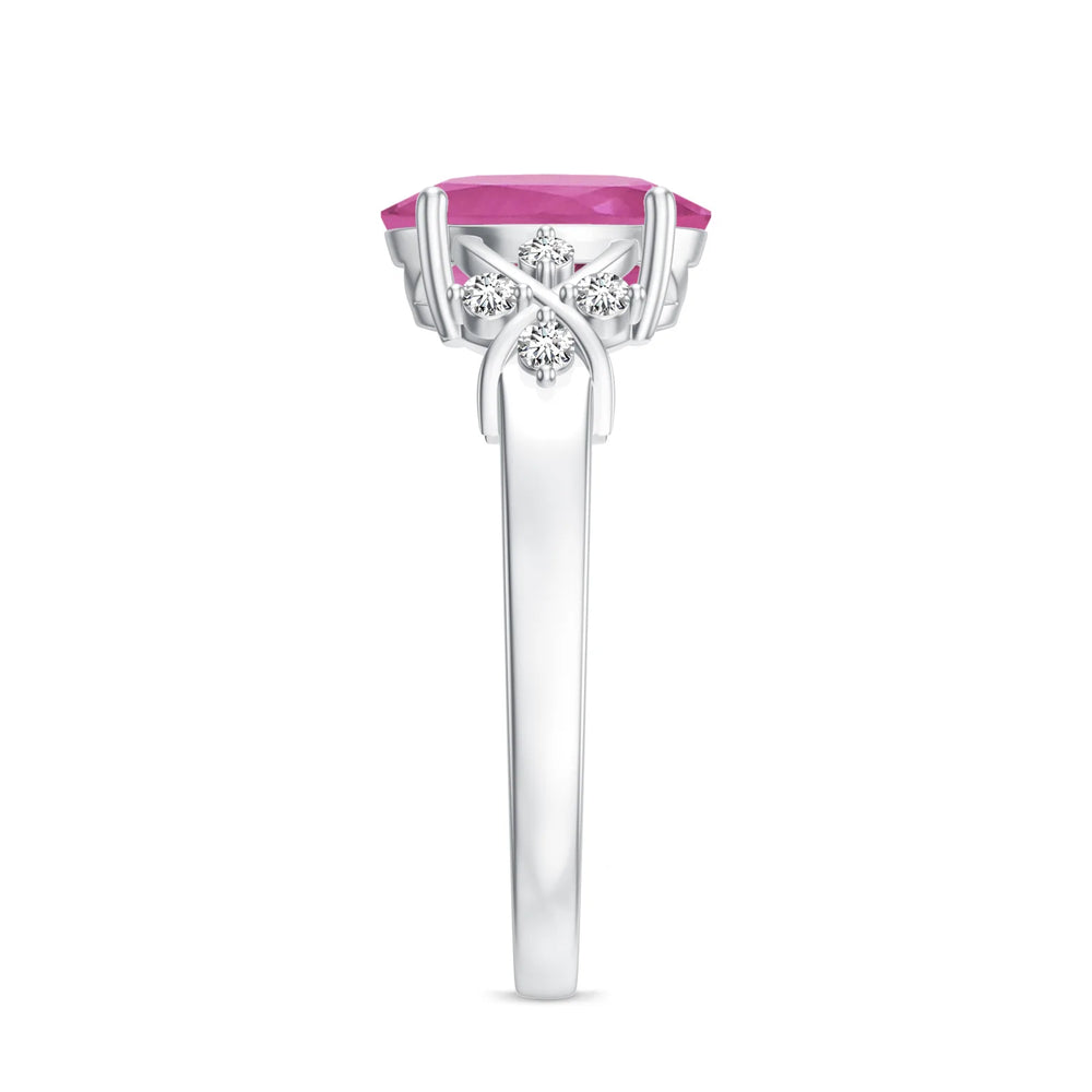 18K White Gold Vermeil