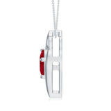 18K White Gold Vermeil