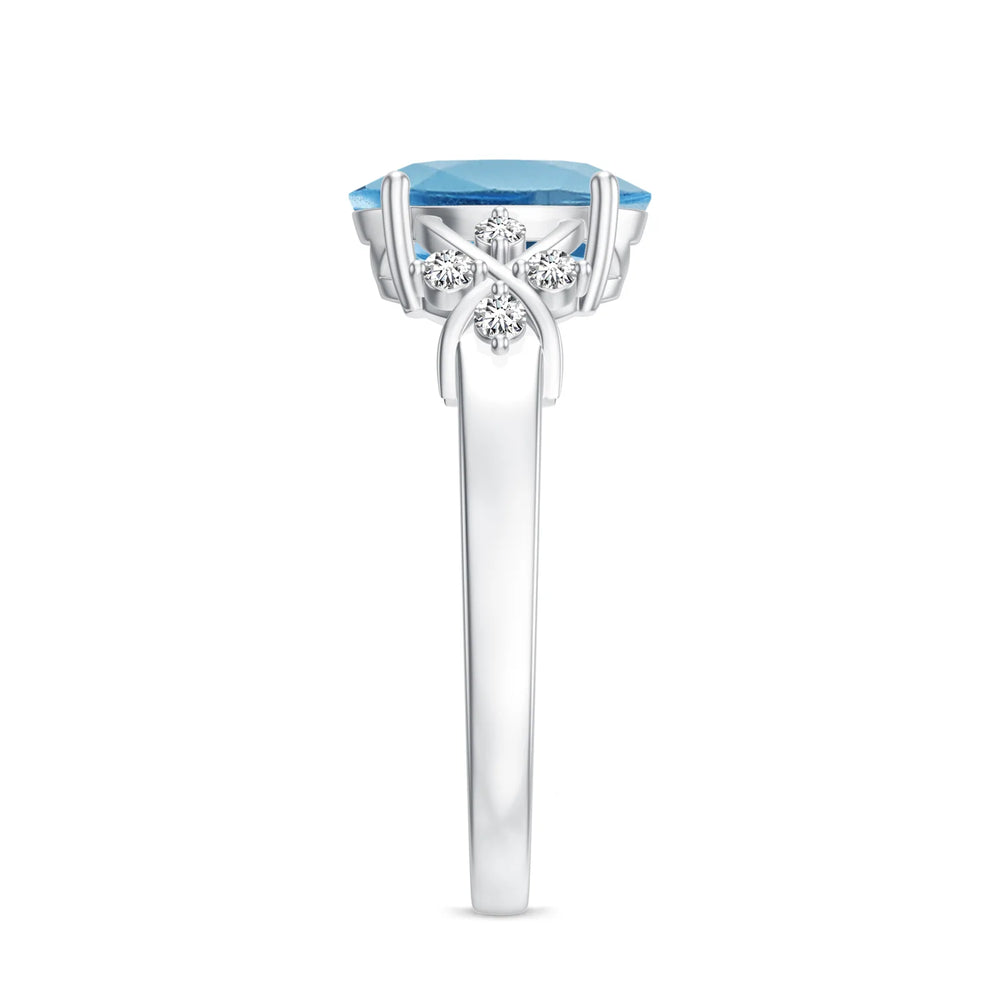 18K White Gold Vermeil