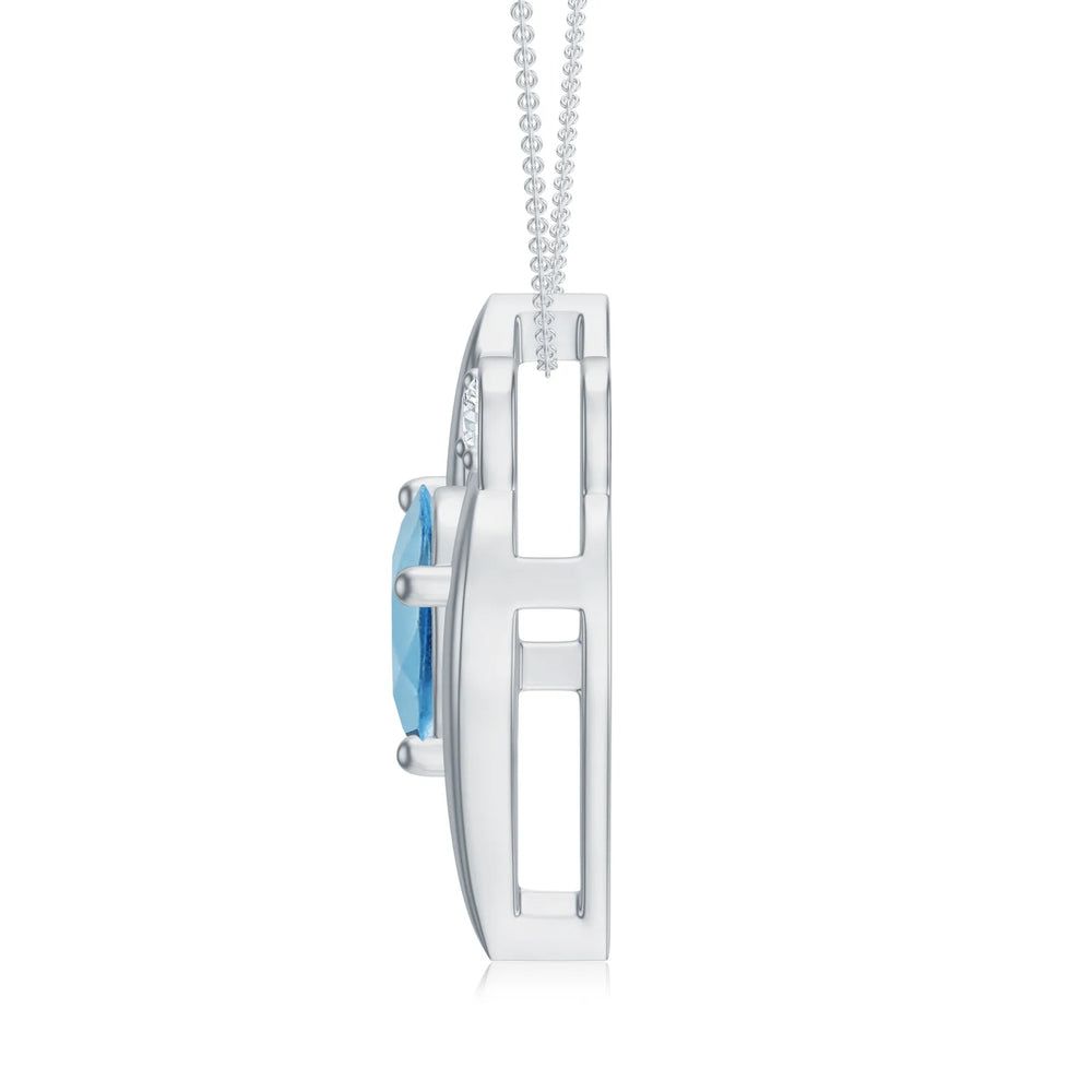 18K White Gold Vermeil