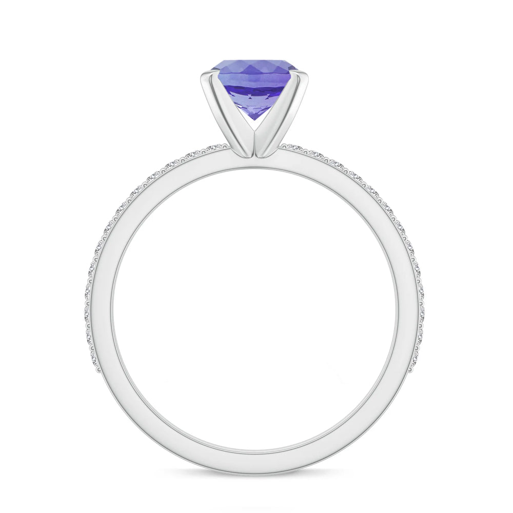 18K White Gold Vermeil