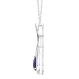 18K White Gold Vermeil