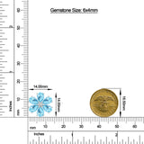 18K White Gold Vermeil
