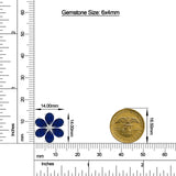 18K White Gold Vermeil
