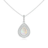 18K White Gold Vermeil