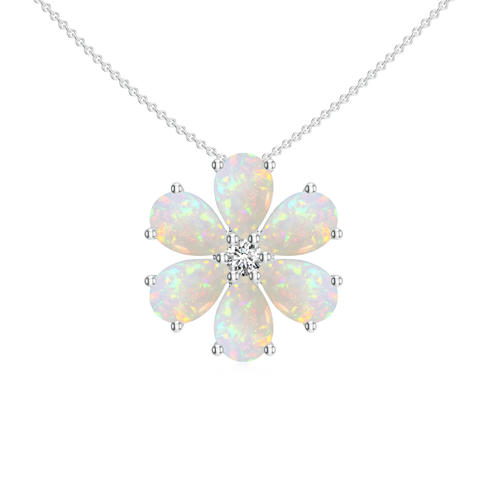 18K White Gold Vermeil