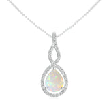 18K White Gold Vermeil