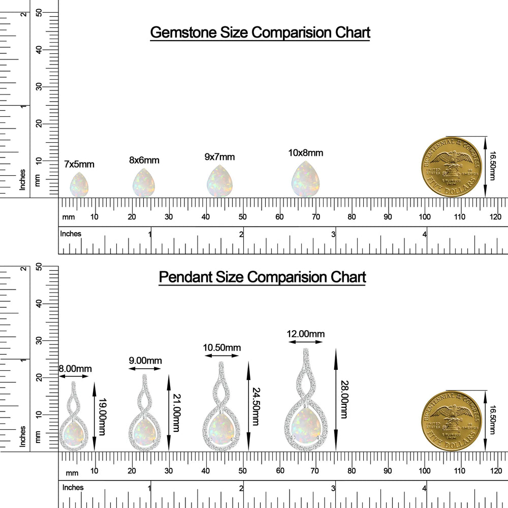 18K White Gold Vermeil
