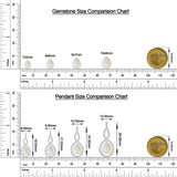 18K White Gold Vermeil