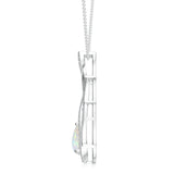 18K White Gold Vermeil