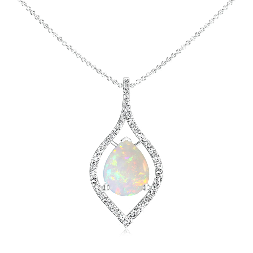 18K White Gold Vermeil