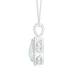 18K White Gold Vermeil