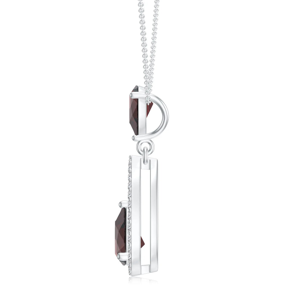 18K White Gold Vermeil