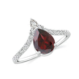 18K White Gold Vermeil