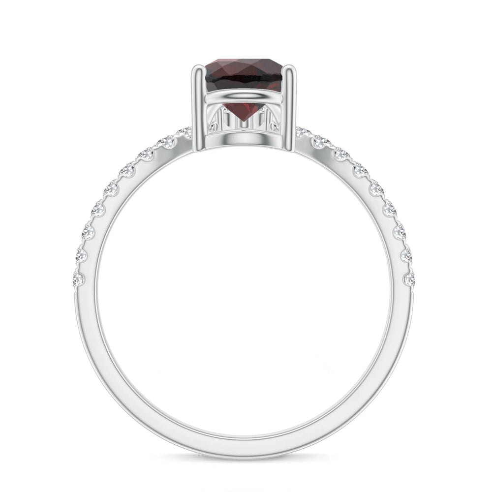 18K White Gold Vermeil