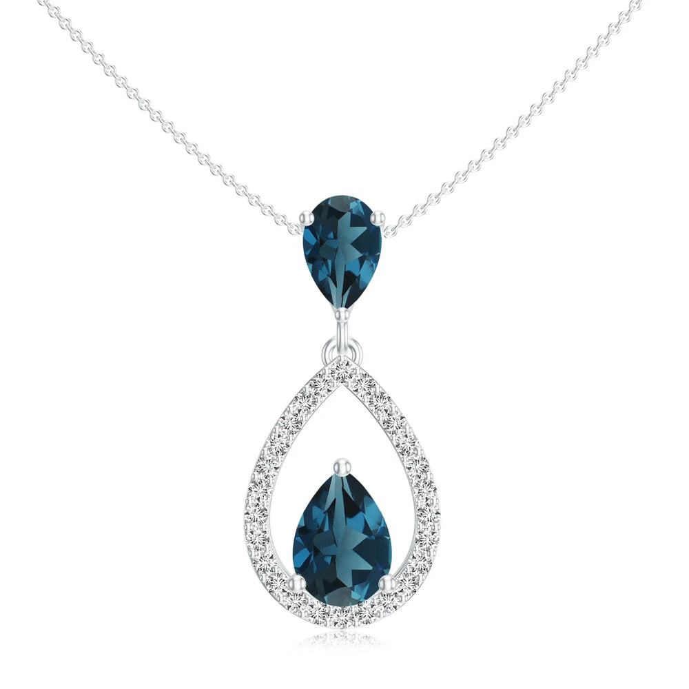 18K White Gold Vermeil