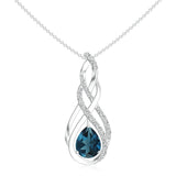 18K White Gold Vermeil