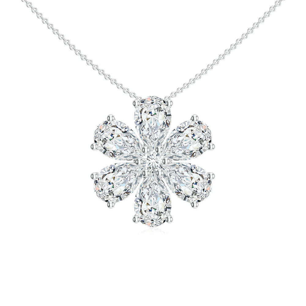18K White Gold Vermeil