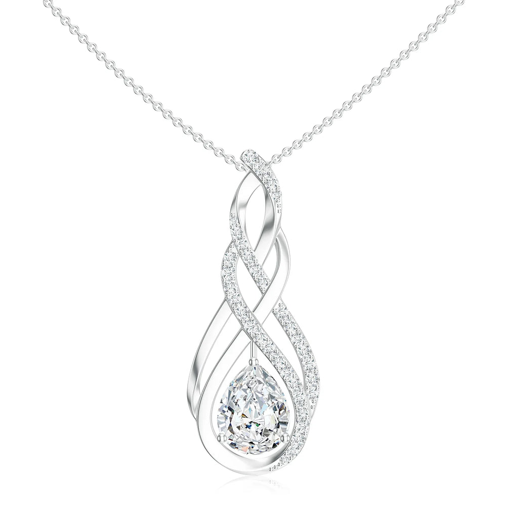 18K White Gold Vermeil