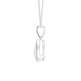 18K White Gold Vermeil