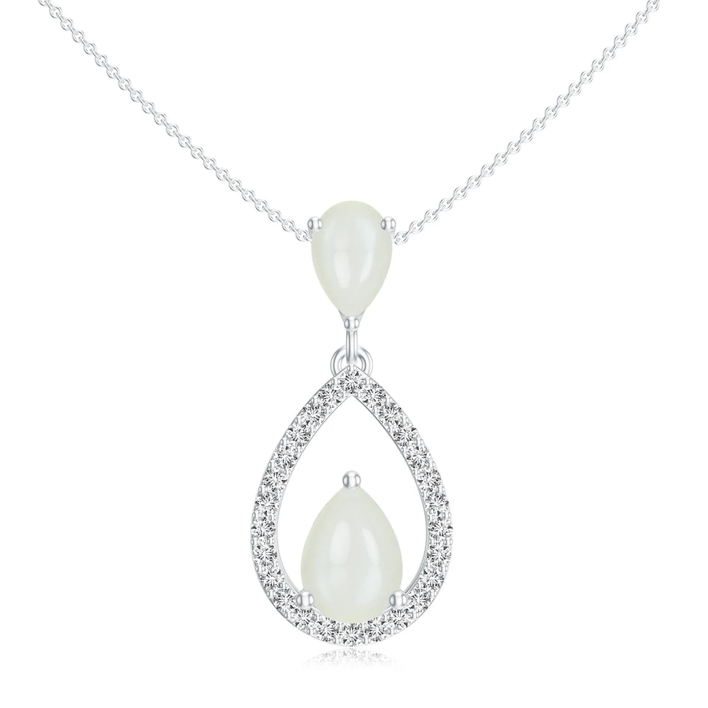 18K White Gold Vermeil