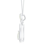 18K White Gold Vermeil