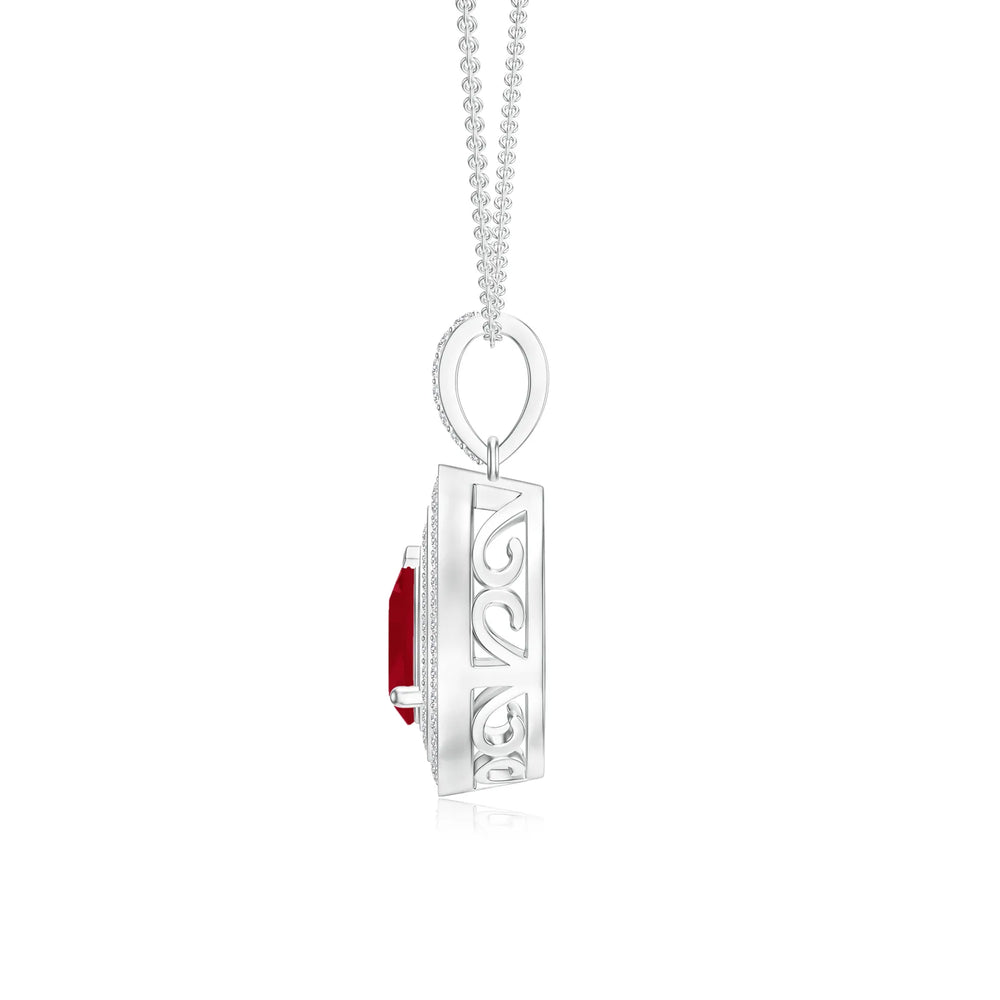 18K White Gold Vermeil