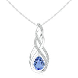 18K White Gold Vermeil
