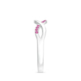 18K White Gold Vermeil